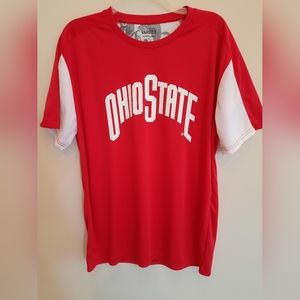Authentic Apparel Varsity Ohio State Buckeyes Red/White T-Shirt Men's Size XL
